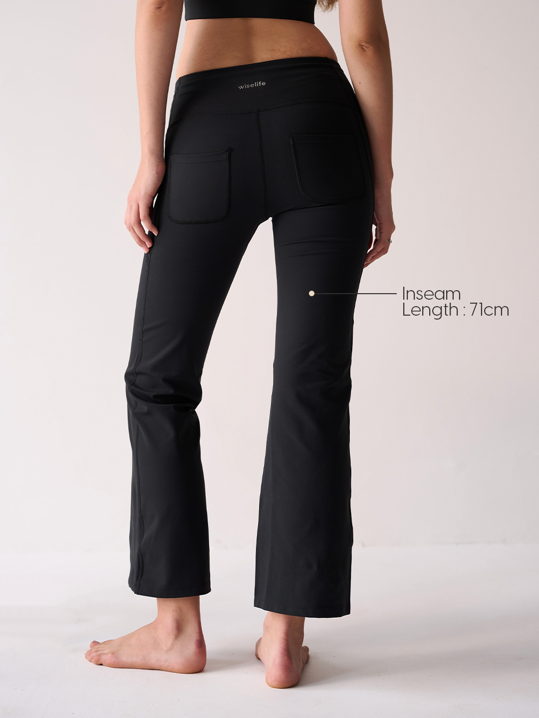 Wise Flare Yoga Legging (Black)