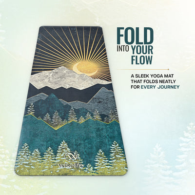 Foldable Rubber Yoga Mat 2MM