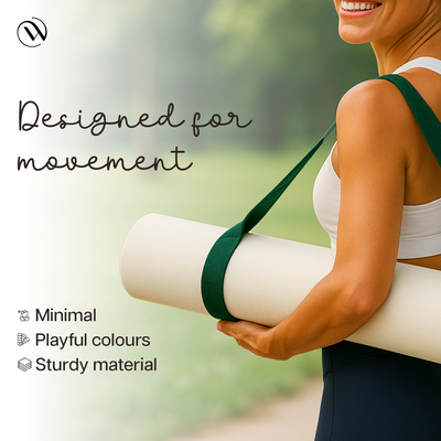 Wise Yoga Mat Strap Set of 4