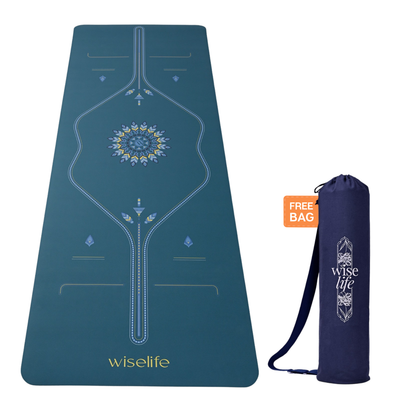 PU Alignment & Natural Rubber Yoga Mat