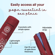 Yoga Mat bag (up to 8mm mats)