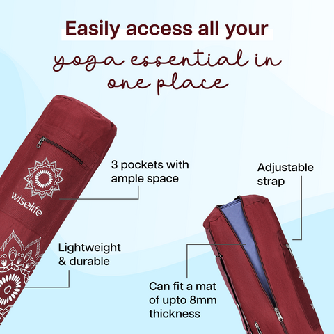 Yoga Mat bag (up to 8mm mats)