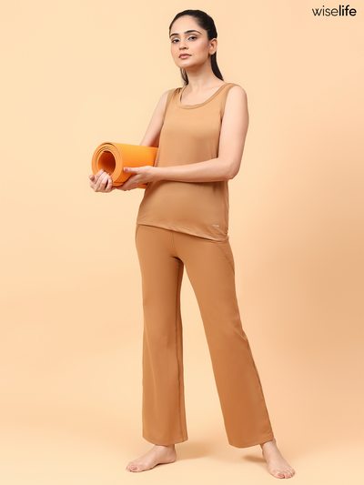 Wise Active Tank Top (Brown)