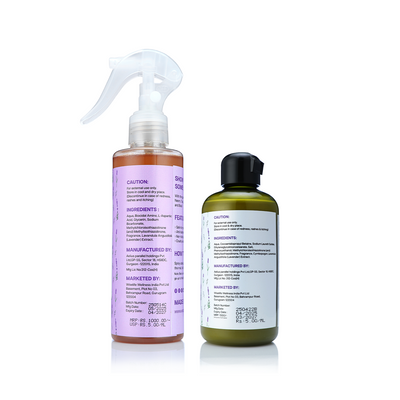 Wiselife Complete Mat Care Kit - Shampoo & Fresheners (Lavender)