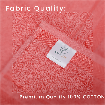 Bath Towel 500 GSM (Coral Red)