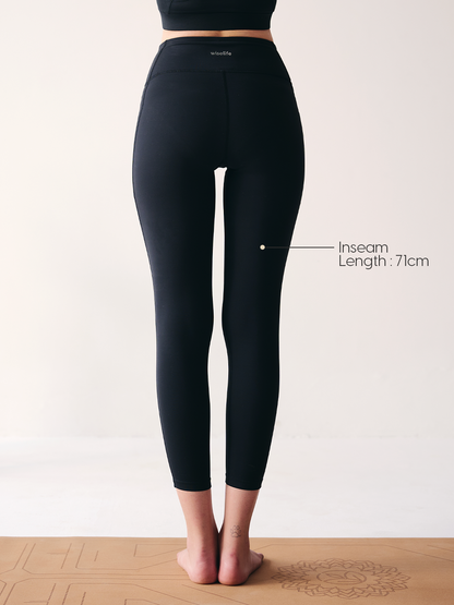 Wise Fitted Yoga Pants (Black)