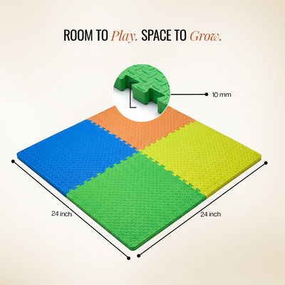 Wise Interlocking Play Mat for Kids & Babies