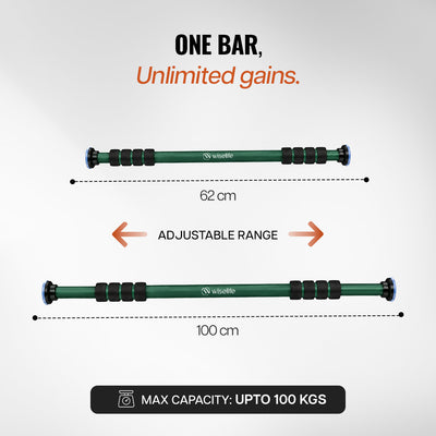 Adjustable Doorway Pull Up Bar for Home Gym