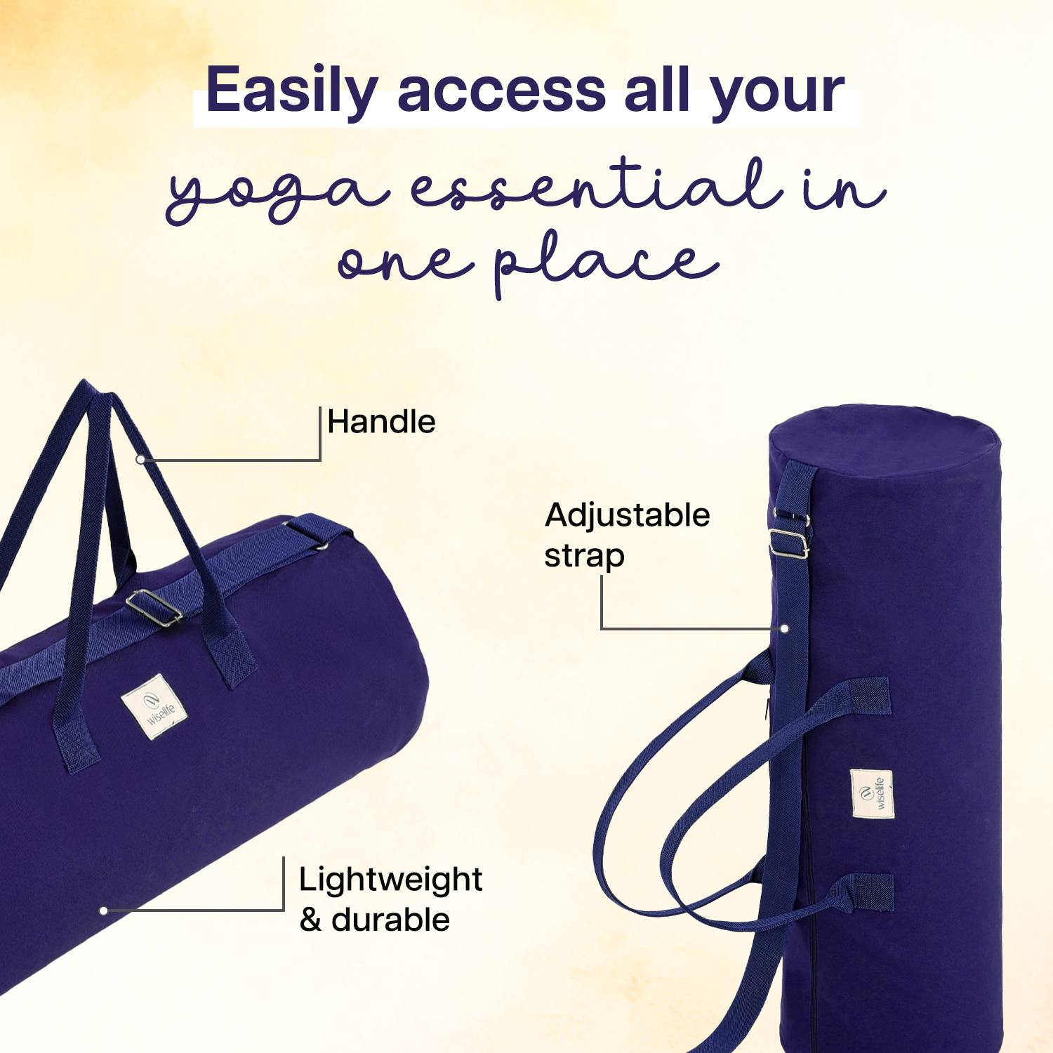 Yoga Mat XL Duffle Bag (Up to 8 mm mats)