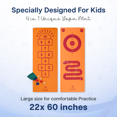 Kids Printed Yoga Mat Hopscotch - 6MM