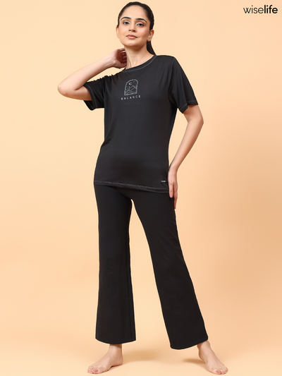 Purpose Printed Active T-shirt (Black)