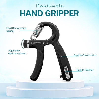 Adjustable Hand Grip with Automatic Counter