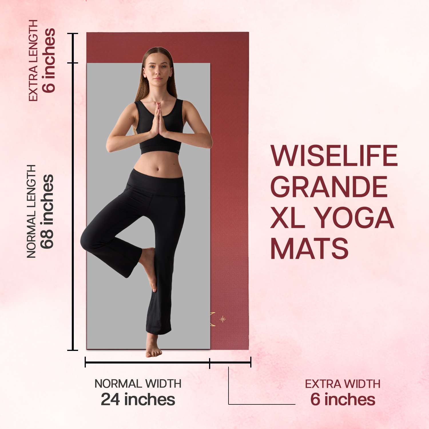 Grande XL TPE Yoga Mat - 6MM