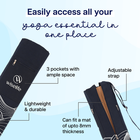 Yoga Mat bag (up to 8mm mats)