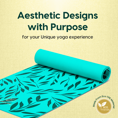Purpose Printed TPE Yoga Mat-6mm