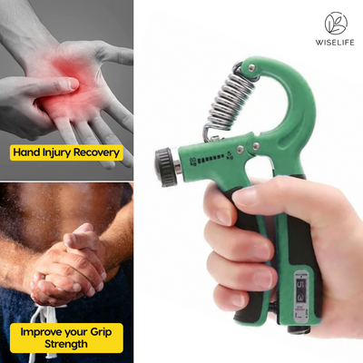 Adjustable Hand Grip with Automatic Counter