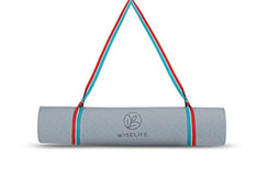 wiselife yoga mat strap , mat strap , mattress strap , yoga mat straps for carrying , yoga mat straps for carrying thick , yoga mat straps for carrying heavy , yoga mat carrying strap , yoga mat holder strap , yoga mat band strap , mat carrier 