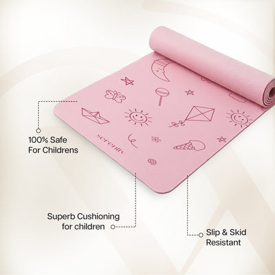 Kids Printed Yoga Mat - 4MM