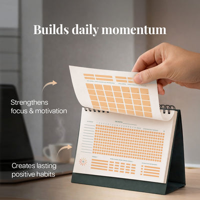 Mindful Living Combo | Affirmation Calendar & Habit Tracker