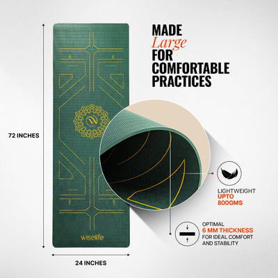 True Alignment TPE Yoga Mat - 6mm