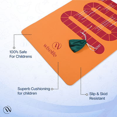 Kids Printed Yoga Mat Hopscotch - 6MM