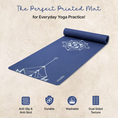 Purpose Printed TPE Yoga Mat-6mm