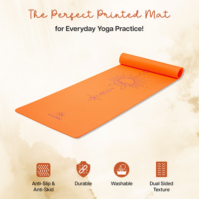 Purpose Printed TPE Yoga Mat-6mm