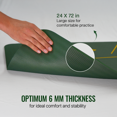 True Alignment TPE Yoga Mat - 6mm