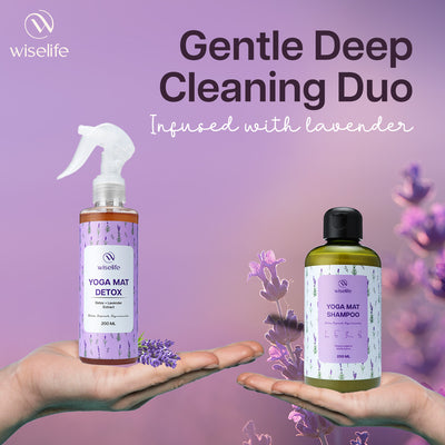 Wiselife Complete Mat Care Kit - Shampoo & Fresheners (Lavender)