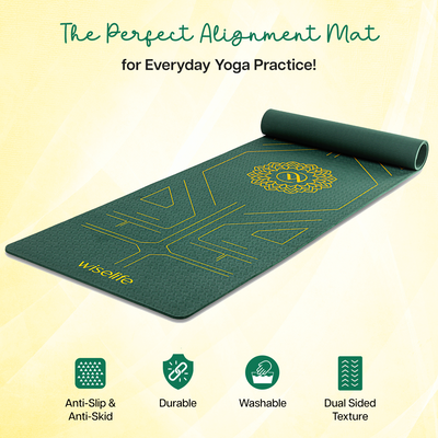True Alignment TPE Yoga Mat - 6mm