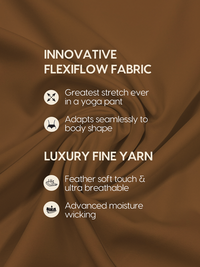 Wise Active Flare Pants (Brown)