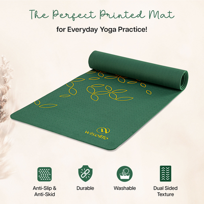 Purpose Printed TPE Yoga Mat-6mm