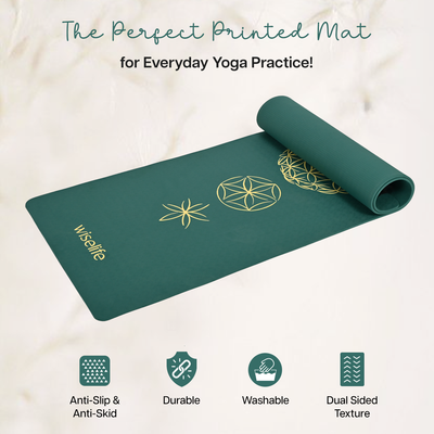 Purpose Printed TPE Yoga Mat-6mm