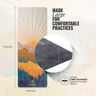 Foldable Rubber Yoga Mat 2MM