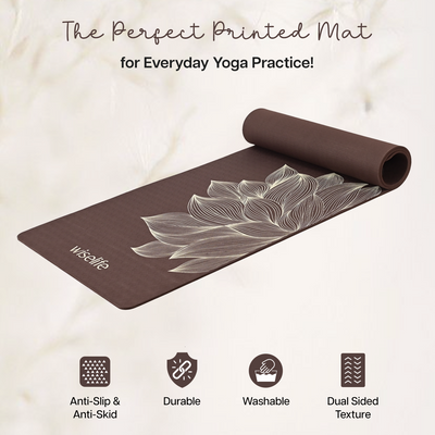 Purpose Printed TPE Yoga Mat-6mm