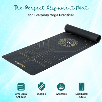 True Alignment TPE Yoga Mat - 6mm