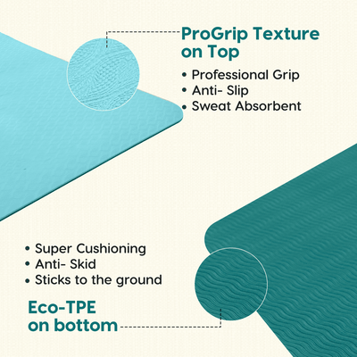 Classic Dual Layer TPE Yoga Mat - 6mm