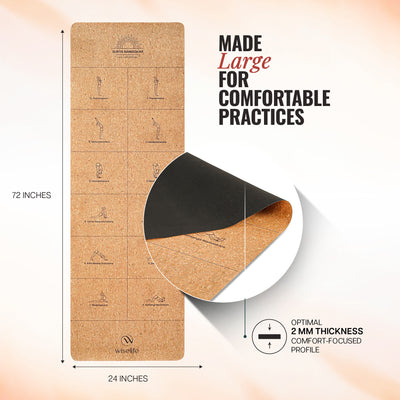 Foldable Rubber Yoga Mat 2MM
