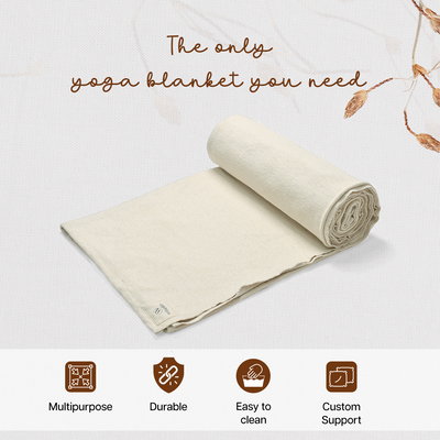 Wise Yoga Blanket | Beige