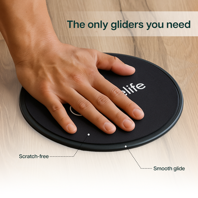 Core Slider & Gliding Disc | Set of 2 | Forest Green