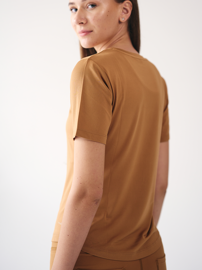 Wise Classic Yoga Top (Brown)