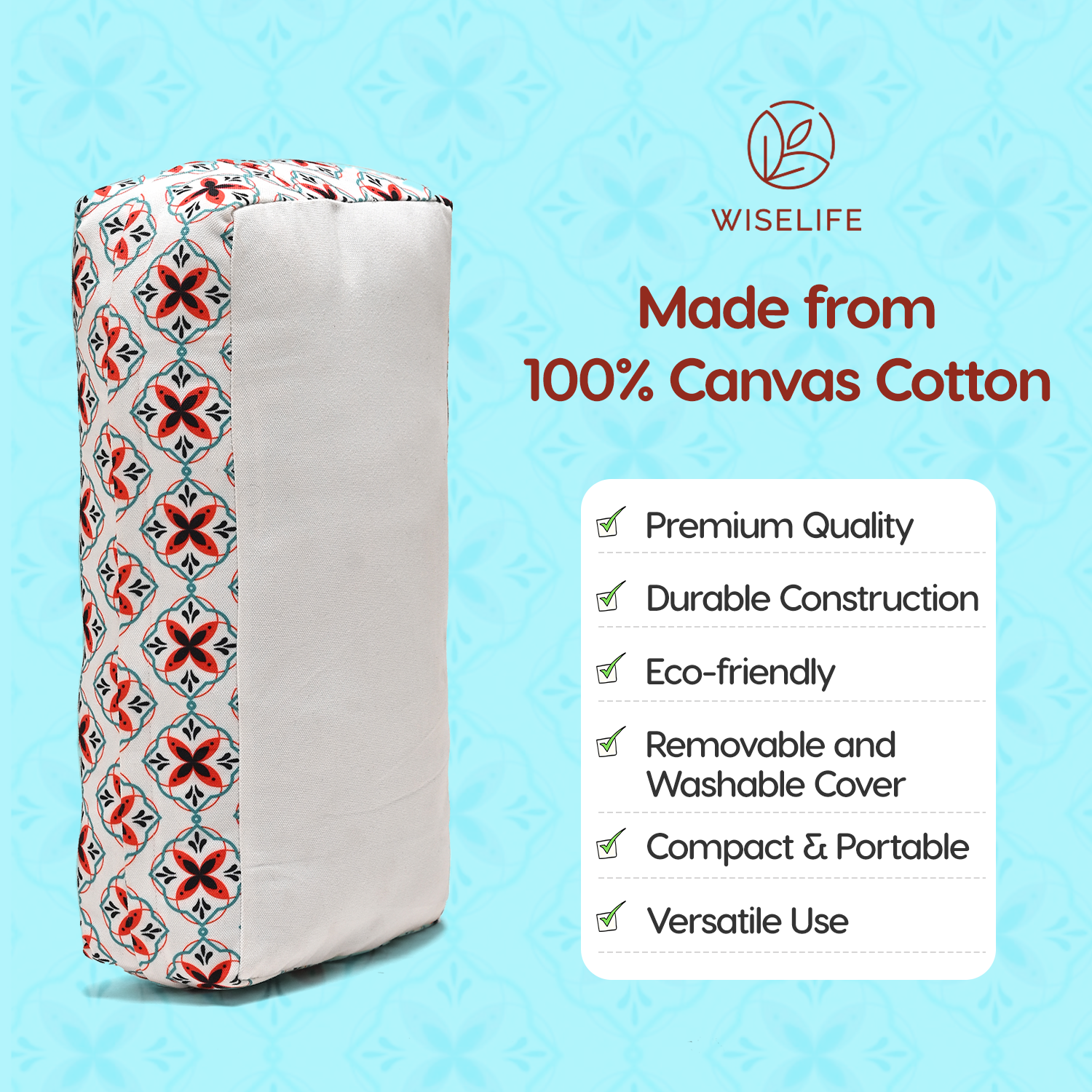 wiselife yoga bolster , yoga bolster ,  yoga bolster pillow ,  yoga bolsters ,  yoga bolster 6 inch ,  yoga bolster cushion ,  yoga bolster rectangular ,  yoga bolster buckwheat ,  yoga bolster cover ,  yoga bolster for rest , 
