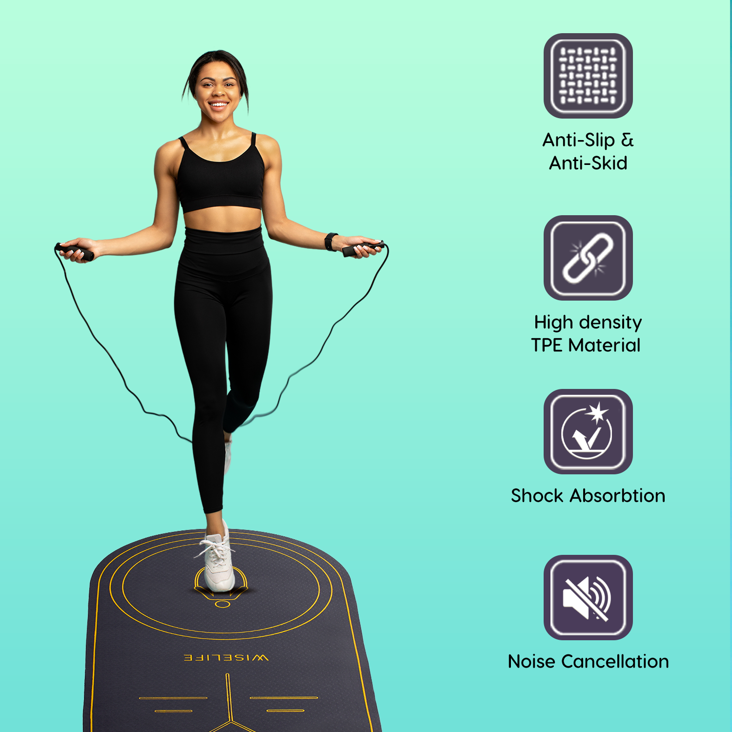 wiselife skipping mat , skipping mat  , skipping mat for home , skipping mate ,
jump rope mat for skipping , skipping mat for men , skipping material , skipping mat shock absorption , skipping mat round , skipping mattress , 
skipping mat under 300