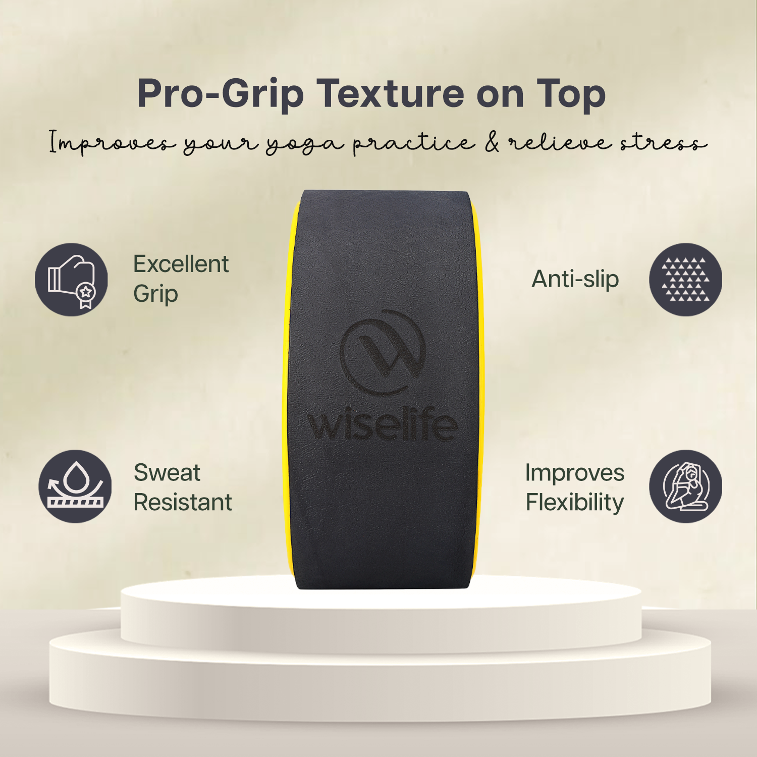 wiselife yoga wheel , wheel pro , yoga wheel for back bends , yoga wheel 13 inch , yoga wheel for exercise , yoga wheel cork , wheels
