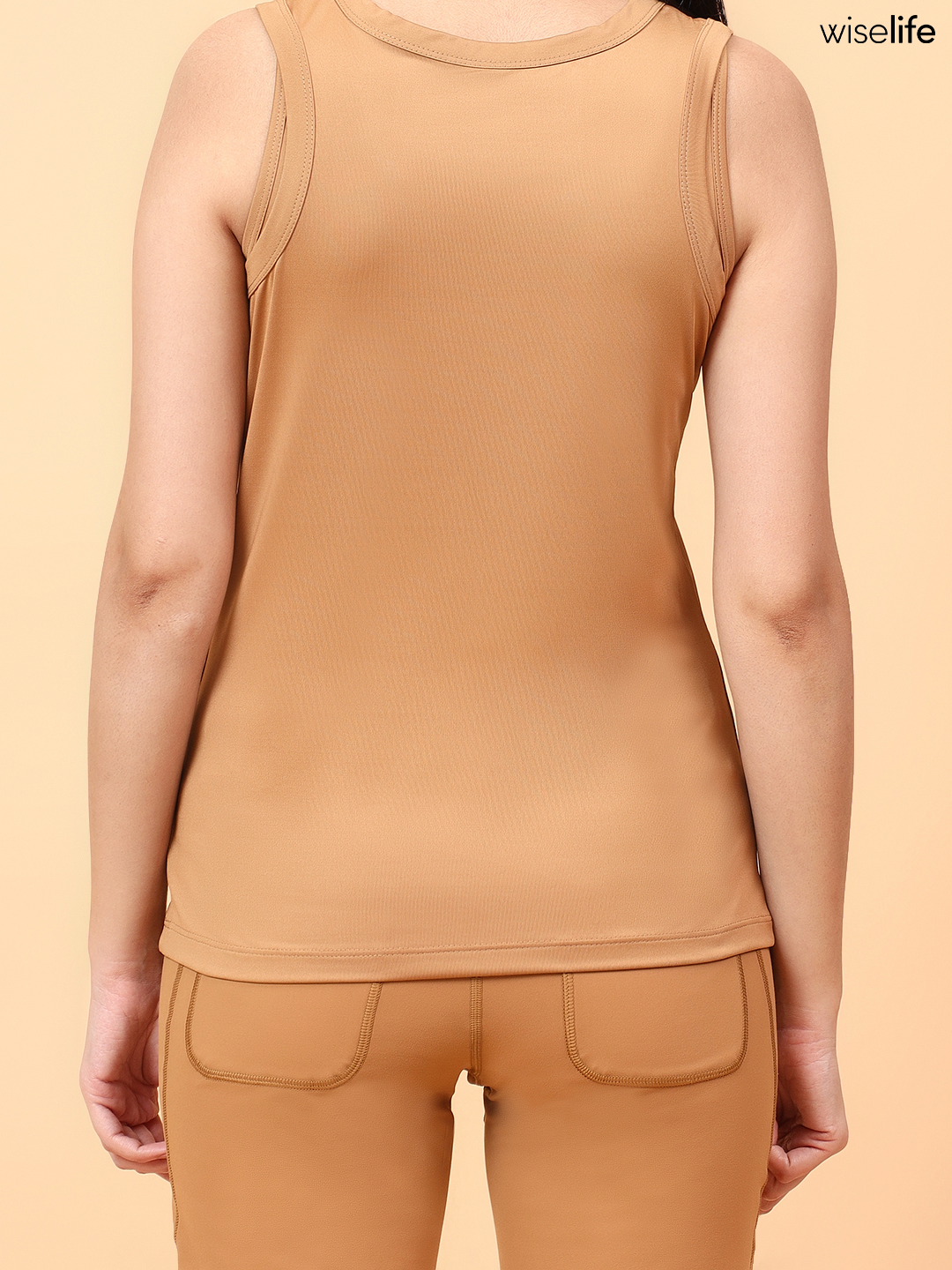 Wise Active Tank Top (Brown)
