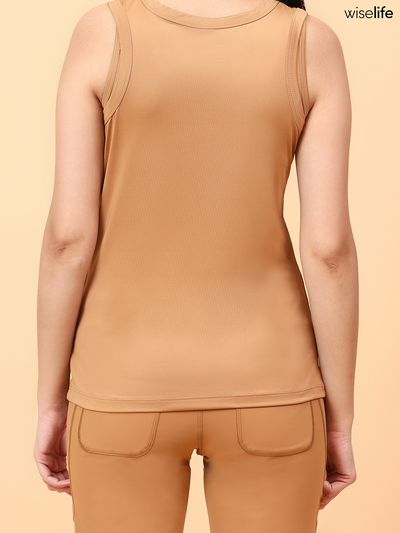 Wise Active Tank Top (Brown)