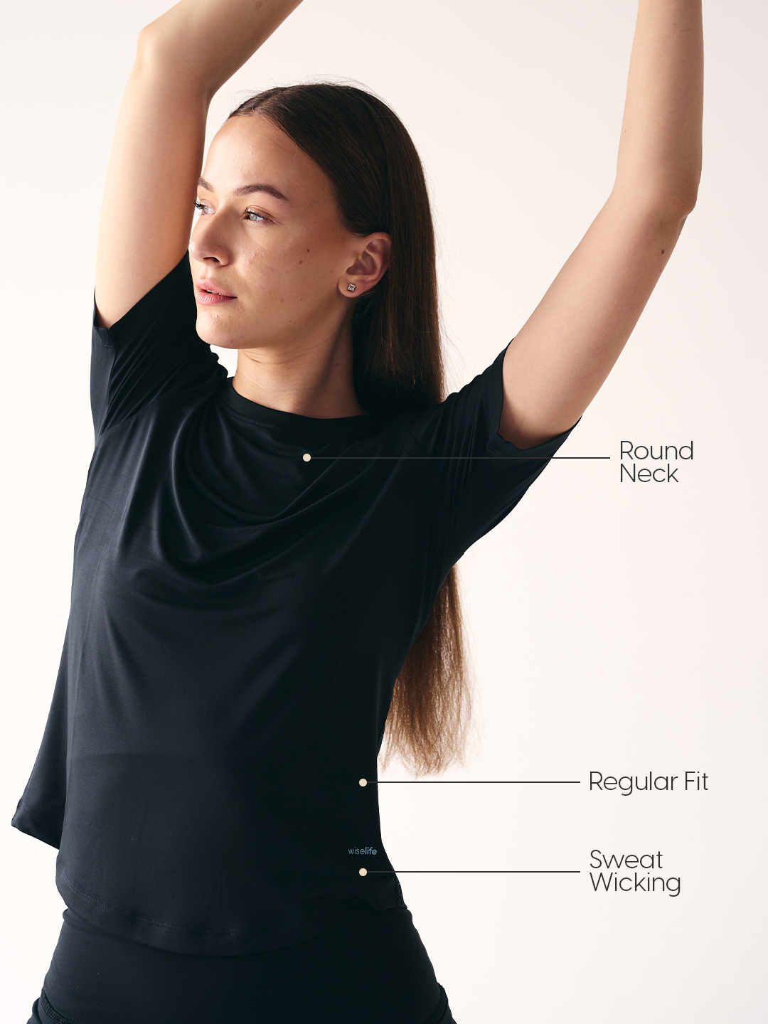 Wise Classic Yoga Top (Black)