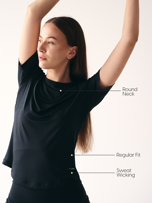 Wise Active Classic T-shirt (Black)