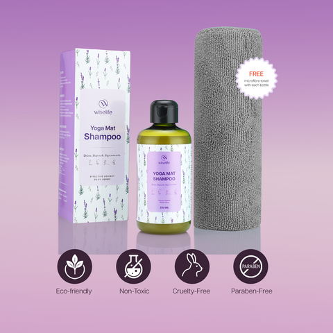 Wiselife Yoga Mat Shampoo- Lavendar 200ml