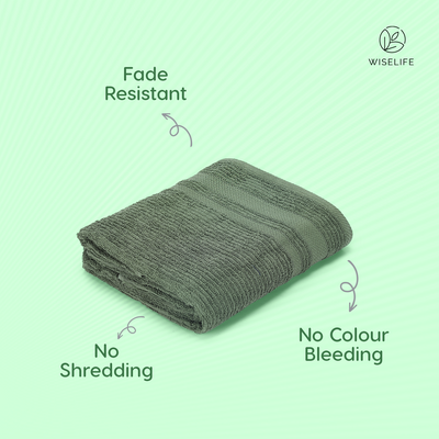 Bath Towel 500 GSM (Olive Green)